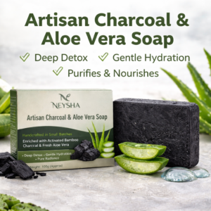 Charcoal & Aloe Vera Soap